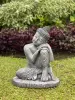 Product image 1 of the product “Hema - Buddha relax - left knee is up, 45 cm H | cast stone ”